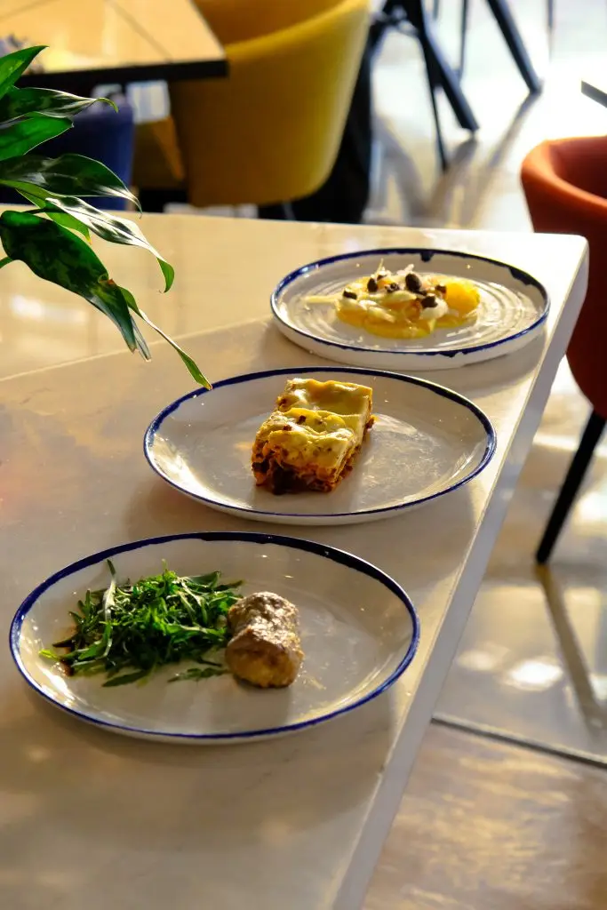 Daniela Sfara Italian menu at Ciao Bella Supper Club