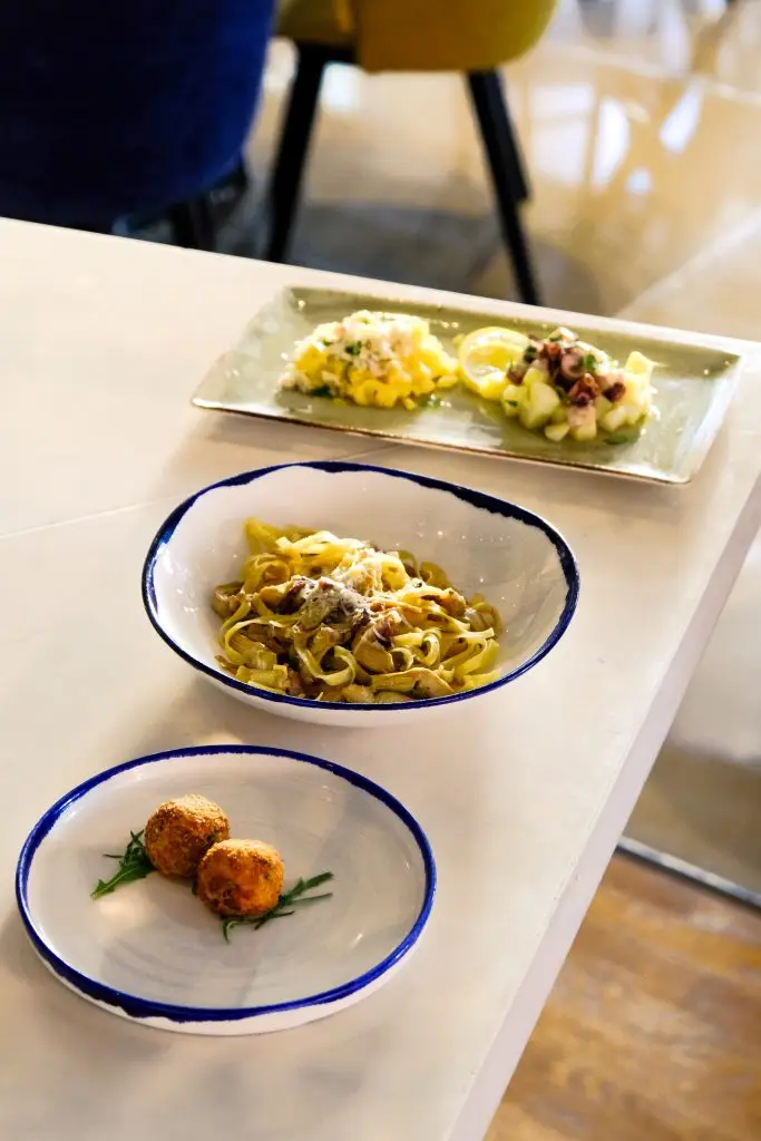 Daniela Sfara Italian menu at Ciao Bella Supper Club