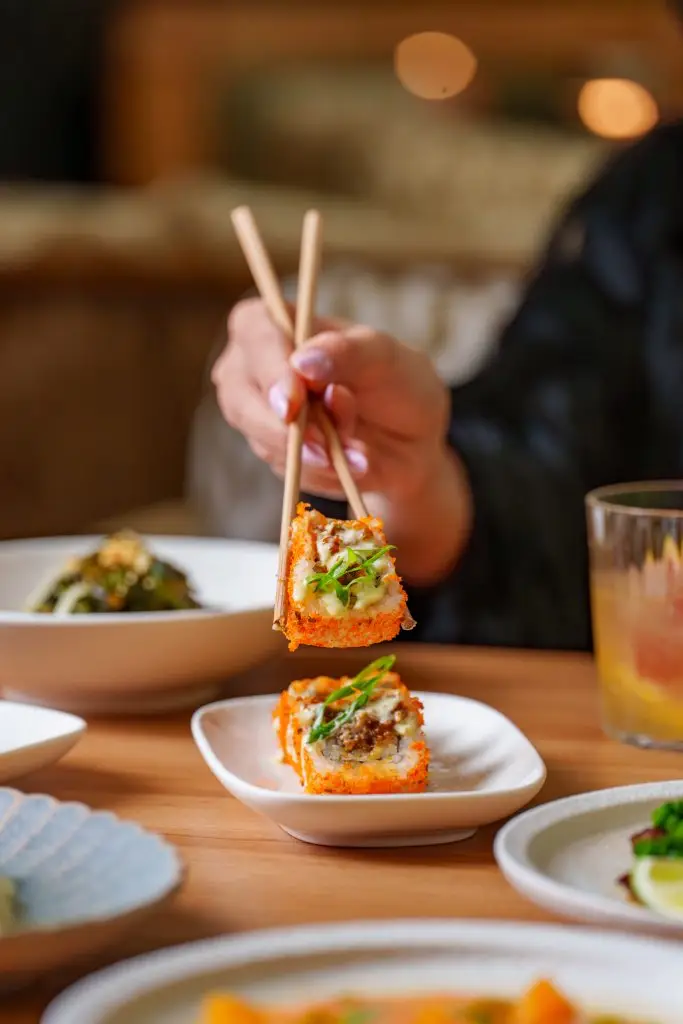 Goldfish Sushi & Yakitori in Abu Dhabi launches a new Business Lunch. Enjoy 3 or 4 courses of award-winning Japanese cuisine by Chef Akmal Anuar from AED79.