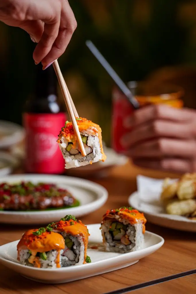 Goldfish Sushi & Yakitori in Abu Dhabi launches a new Business Lunch. Enjoy 3 or 4 courses of award-winning Japanese cuisine by Chef Akmal Anuar from AED79.