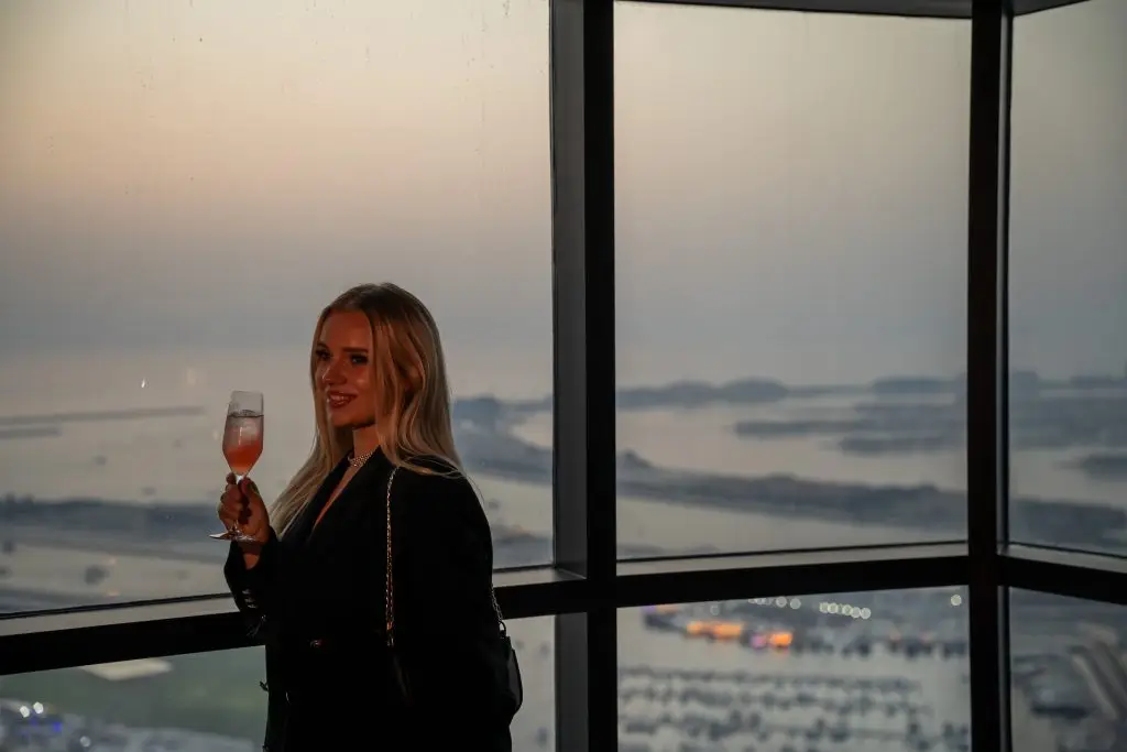 Observatory Lounge, Dubai Marriott Harbour Hotel & Suites, Dubai Marina, ladies' night Dubai, Friday brunch Dubai, Saturday after-party Dubai, nightlife Dubai, Dubai bars, restaurant deals Dubai, panoramic views Dubai, live entertainment Dubai, Secret Parties, free-flowing drinks Dubai, house grape, evening brunch, high-altitude dining, cosmic glamour, Wagyu sliders, Sake Maki Rolls, Churros, cocktails Dubai, golden hour, Dubai social scene, F&B Dubai, new openings Dubai, hotel dining Dubai, top views Dubai, things to do Dubai, weekend plans Dubai.