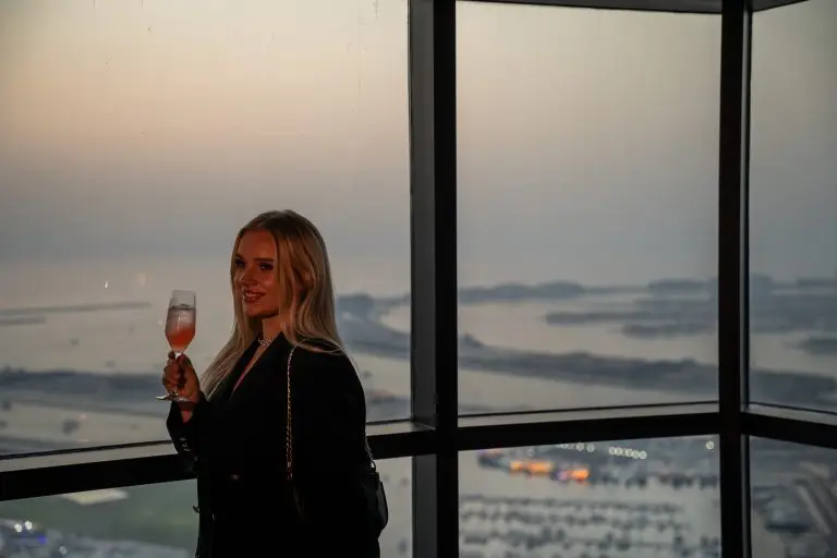 Observatory Lounge, Dubai Marriott Harbour Hotel & Suites, Dubai Marina, ladies' night Dubai, Friday brunch Dubai, Saturday after-party Dubai, nightlife Dubai, Dubai bars, restaurant deals Dubai, panoramic views Dubai, live entertainment Dubai, Secret Parties, free-flowing drinks Dubai, house grape, evening brunch, high-altitude dining, cosmic glamour, Wagyu sliders, Sake Maki Rolls, Churros, cocktails Dubai, golden hour, Dubai social scene, F&B Dubai, new openings Dubai, hotel dining Dubai, top views Dubai, things to do Dubai, weekend plans Dubai.