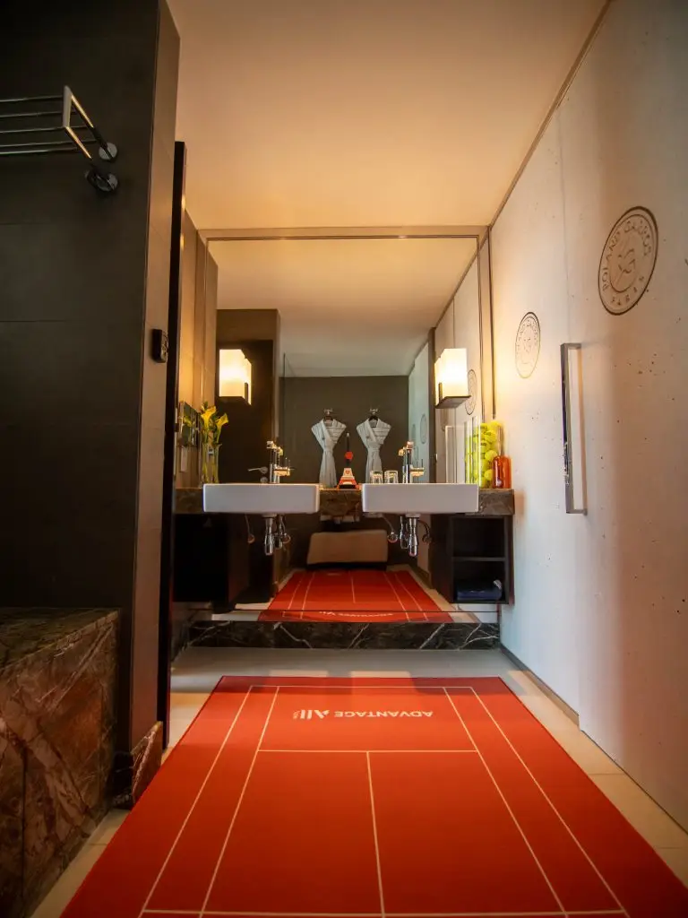 The new Roland-Garros Suite at Pullman Dubai Downtown offers a unique tennis-themed escape.