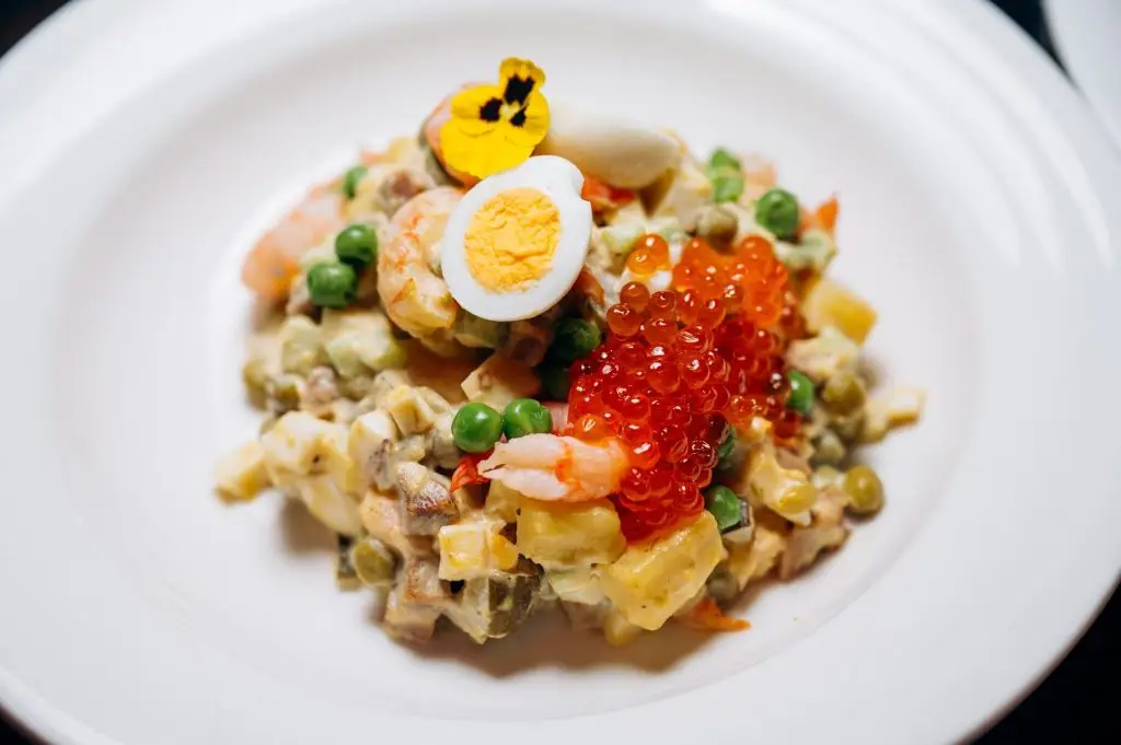 Food at Chalet Berezka