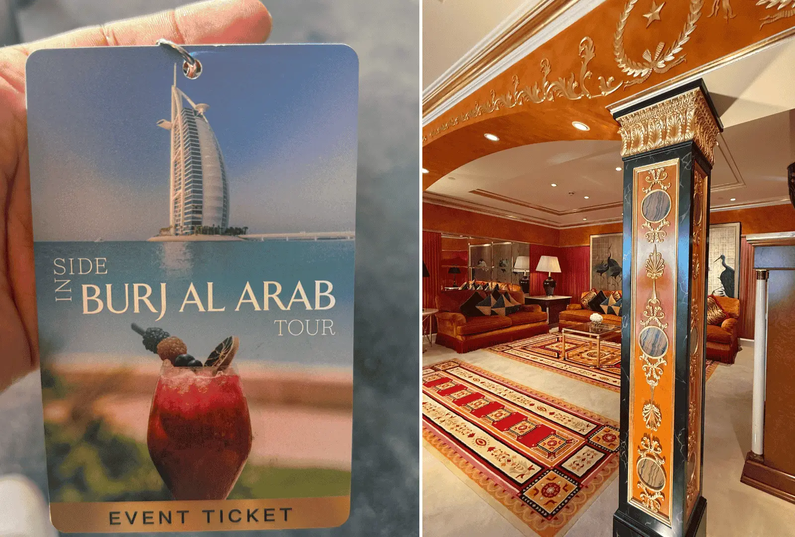 Inside Burj Al Arab operates daily from 10:00 AM to 7:00 PM. Guests can purchase tickets online or from the ticket lounge at the conference centre at Jumeirah Beach Hotel. For more information, please visit www.insideburjalarab.com.