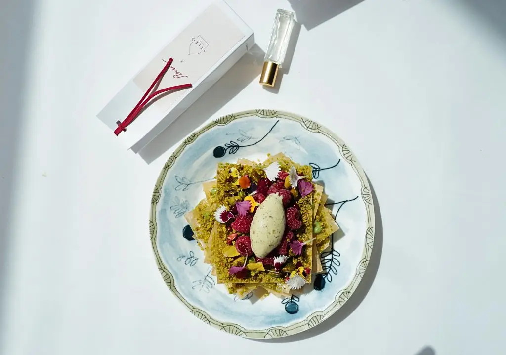 Bisou collaborates with Ateeq, the perfume and beauty brand by Emirati scent designer Moaza Al Suwaidi, for a two-week dessert experience launching August 28. Priced at AED 85, the limited-edition Baklava with Pistachios and Raspberries features layers of caramelised pistachios, pistachio cream, ice cream and raspberry sauce, infused with orange blossoms and fresh citrus. Along with the dessert each guest will receive a complimentary Kiss Candy and Raspberry-Rose Bon Bon from Bisou, inspired by the fragrance notes of Ateeq perfumes and a sample of Ateeq’s bespoke Warm Rose perfume oil.