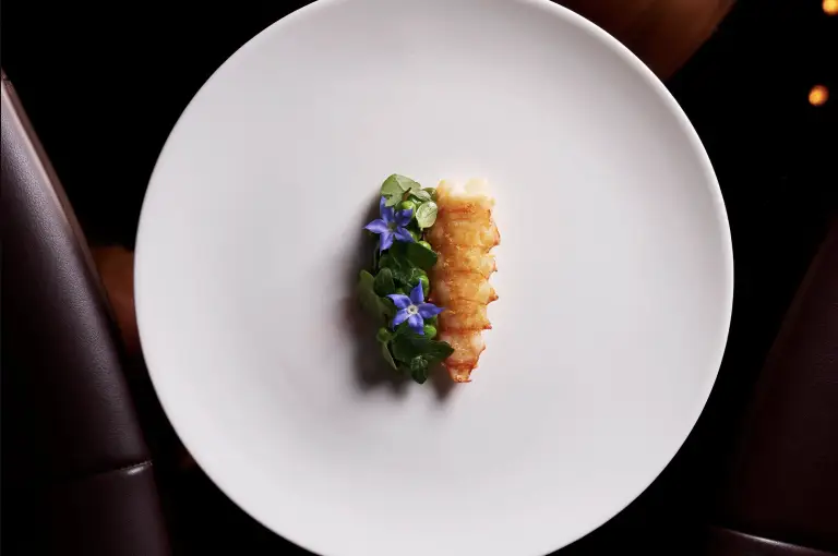 Langoustine and Cucumber at Dinner by Heston Blumenthal Dubai