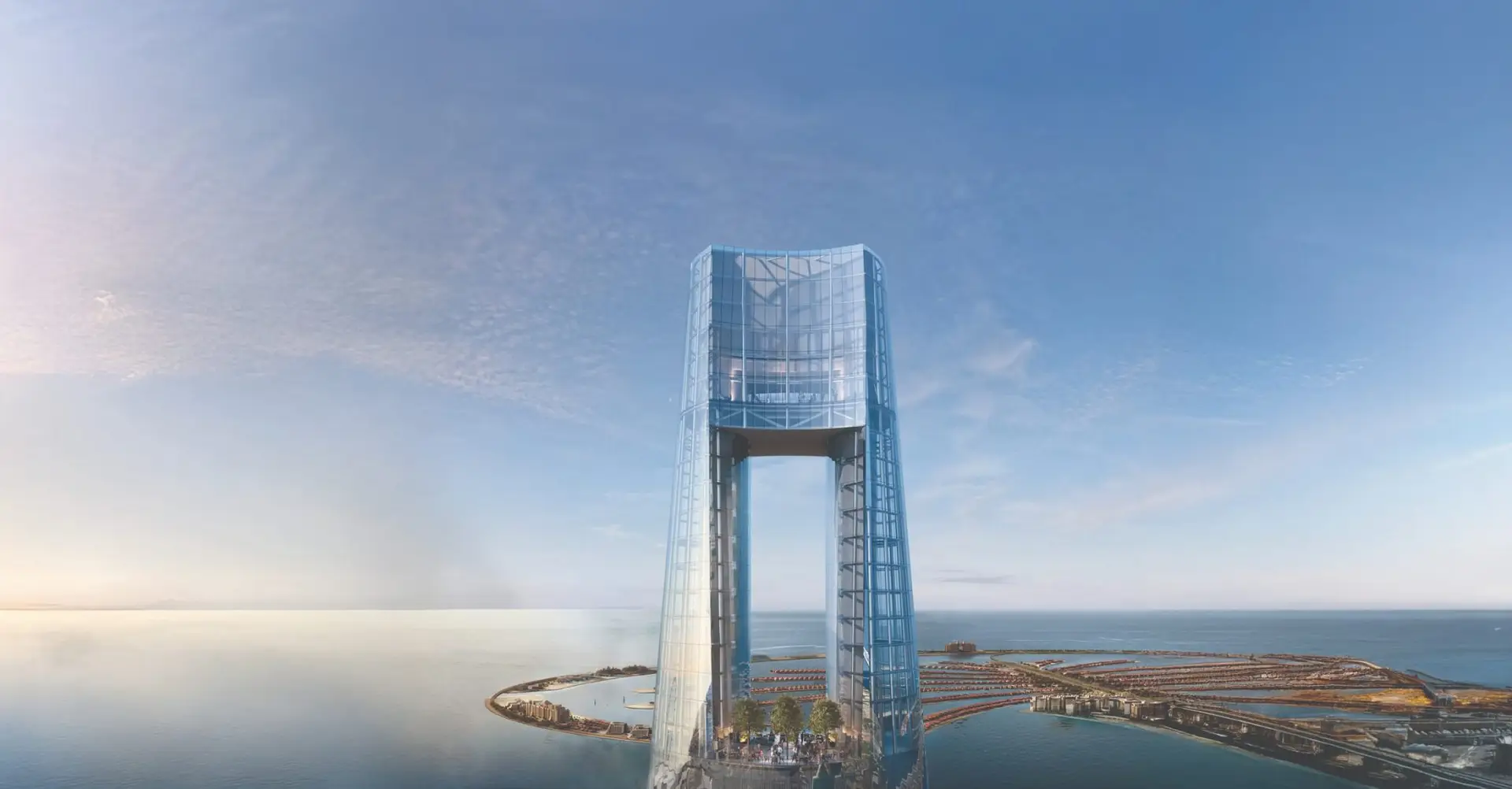 Ciel Eye View Sunset - Ciel Dubai Marina, Vignette Collection Dubai set to welcome the world’s tallest hotel to its skyline