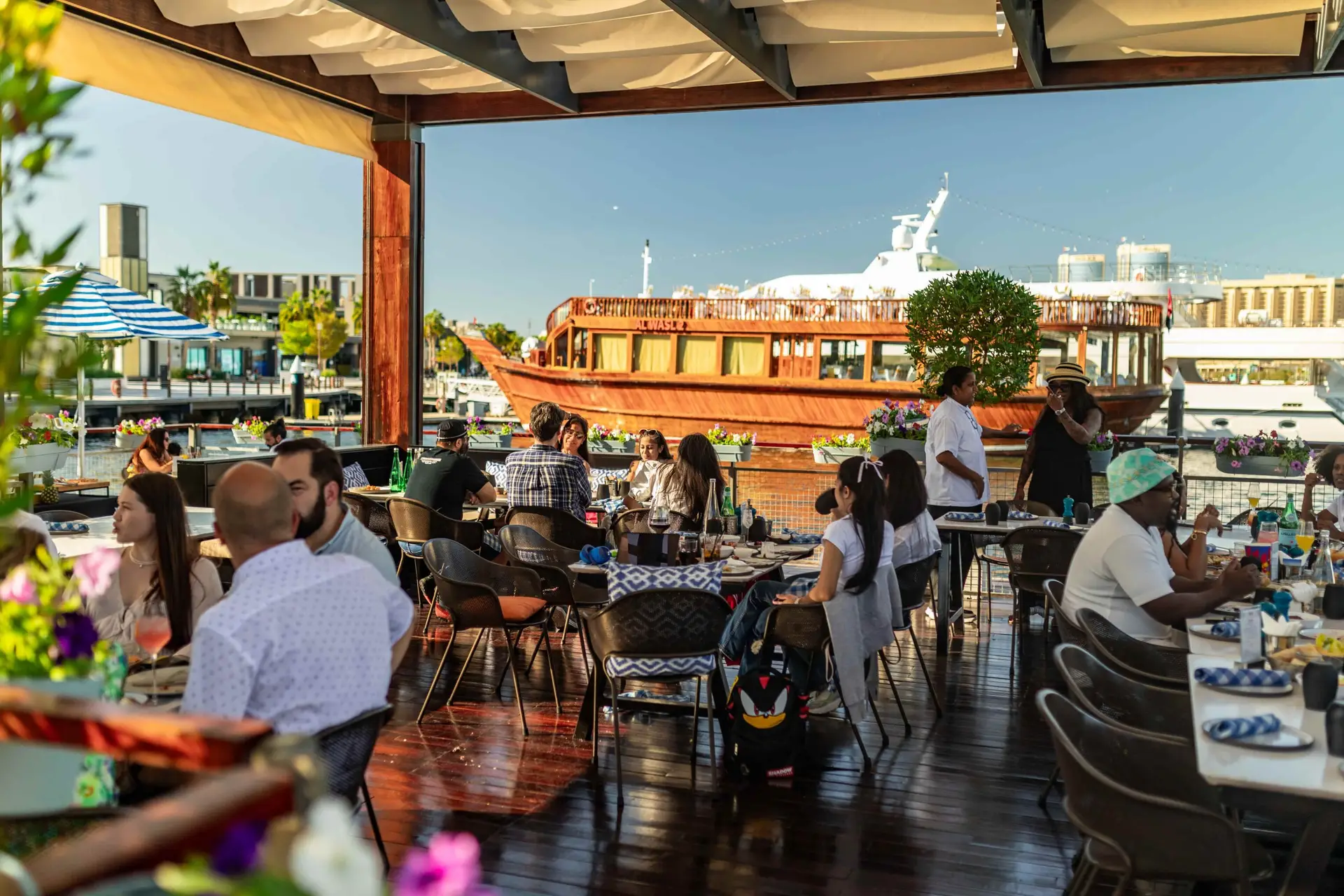 Explore Hilton's four captivating dining spots at Al Seef. From Emirati flavours at Sabaa to Mediterranean feasts at Skafos, find your next indulgent culinary journey on Dubai Creek.