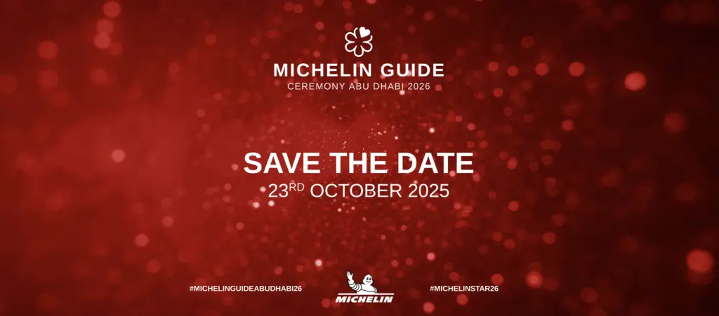 The MICHELIN Guide Abu Dhabi 2026 Ceremony on October 23, 2025, celebrating the region's top culinary talent