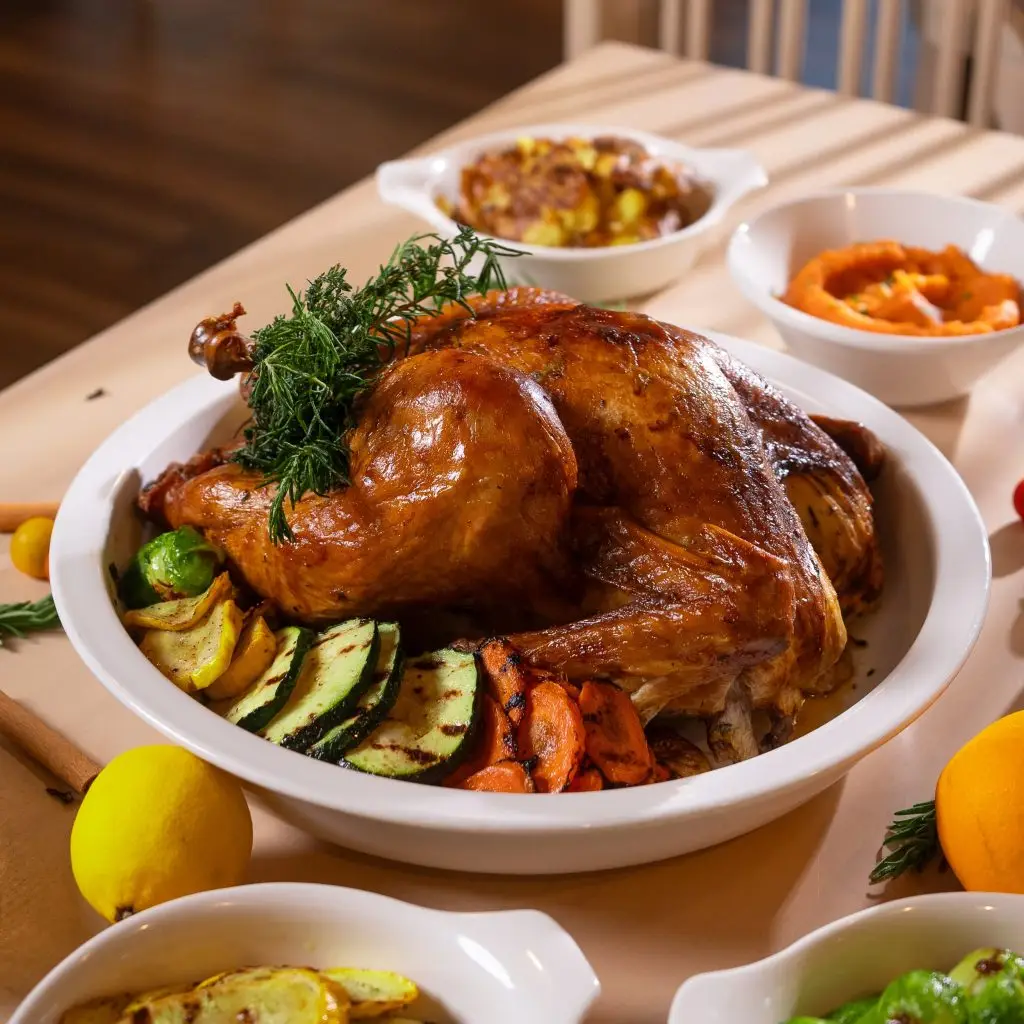 Skip cooking this season with The Grazer’s Turkey Takeaway at Mövenpick Downtown Dubai. Get a 5-6 kg glazed turkey with trimmings for AED 495. (72 hours notice required).