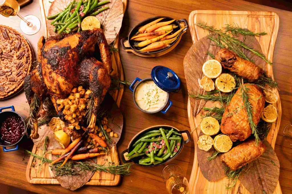 Rodeo Drive Ibn Battuta Gate offers a festive Christmas Family Brunch (Dec 20, from AED 199) with Santa, plus Dine-In and Turkey Takeaway packages (from AED 550).