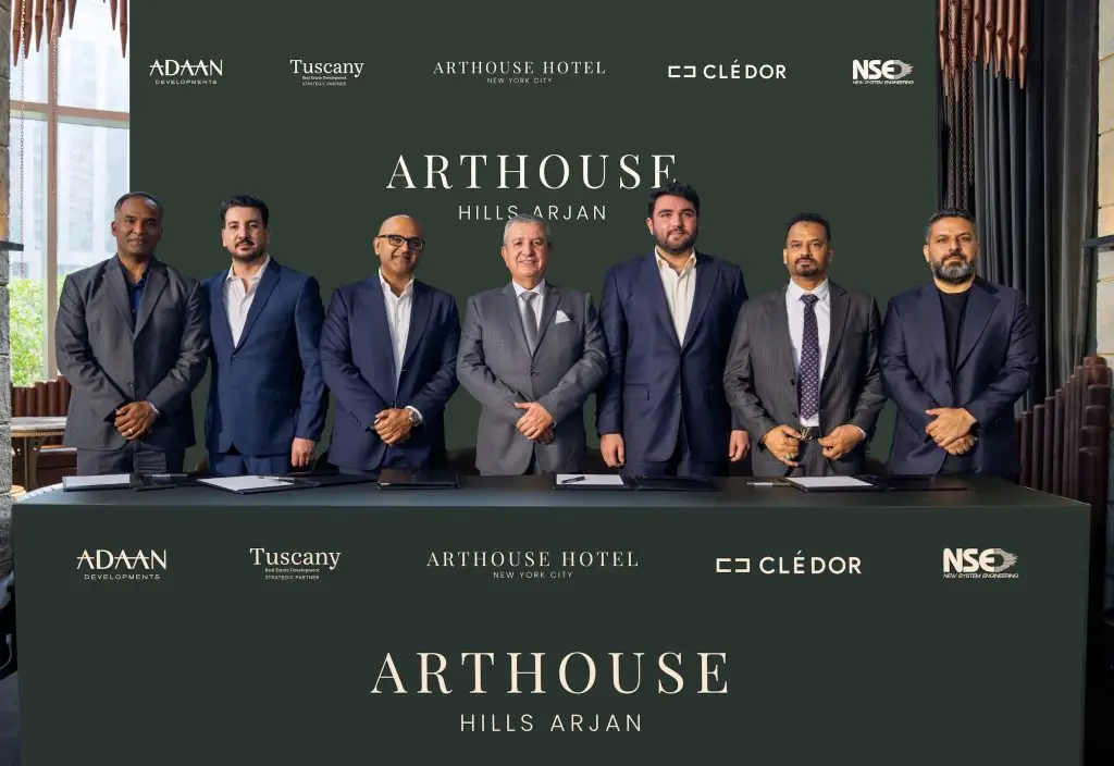 Arthouse Hotel NYC brand expands with Arthouse Hills Arjan (AED 550M), offering a wellness-focused lifestyle, extensive amenities (Infinity Pool, Zen Garden), and a strategic partnership network.