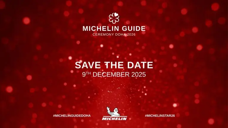 The MICHELIN Guide Doha 2026 Ceremony returns to The St. Regis Doha on Dec 9, 2025, in partnership with Visit Qatar, featuring exclusive canapés from acclaimed chefs.