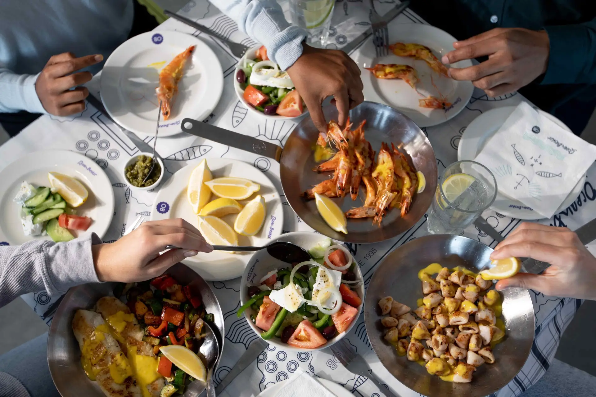 Ocean Basket, Dubai's favourite seafood spot, opens in Abu Dhabi's Reem Mall this December. Discover the new coastal design and generous Mediterranean sharing platters.