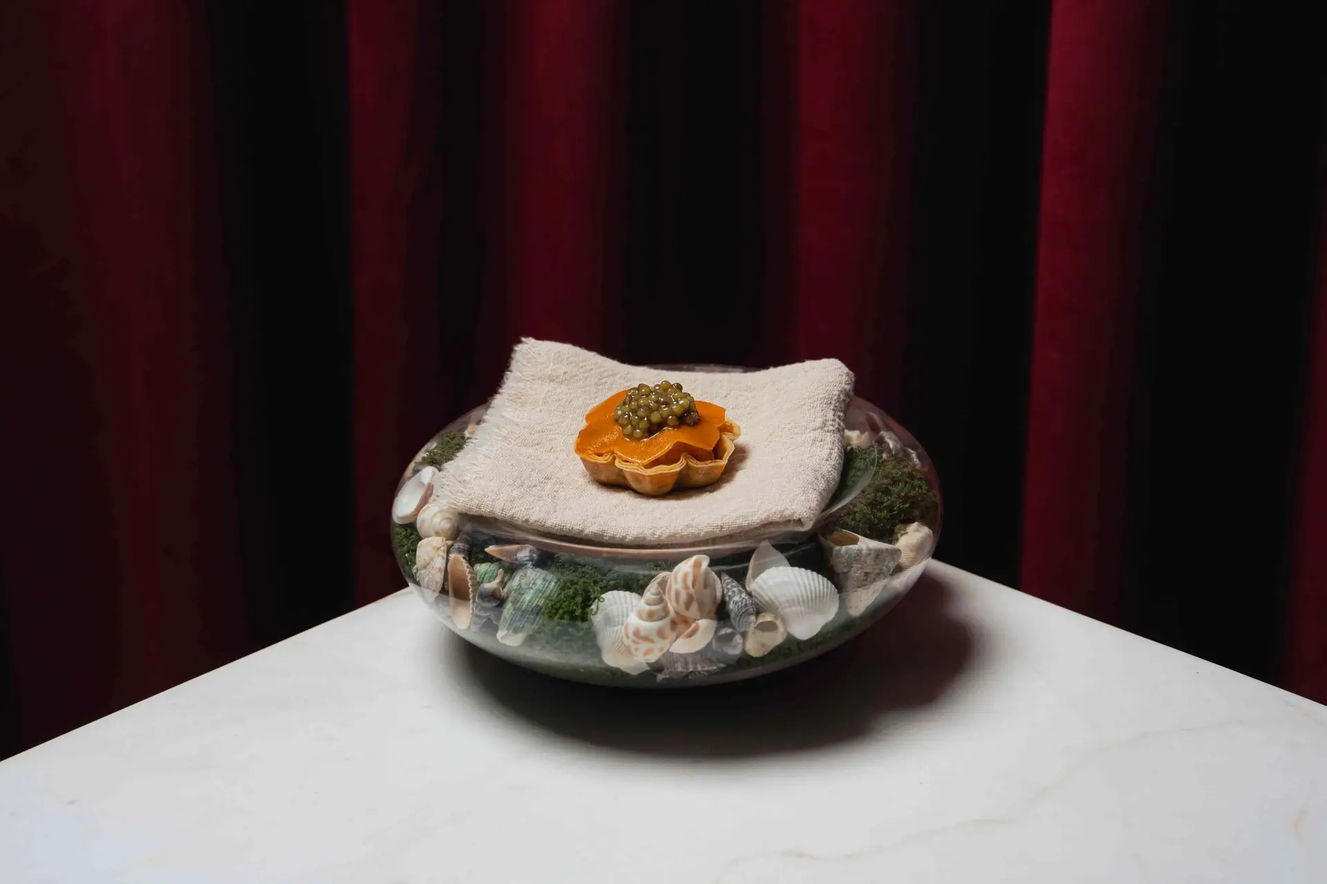 Savryn, the new chef-led restaurant in Jumeirah by Top Chef Middle East winner Shehab Medhat. Experience a modern blend of African and Middle Eastern flavours in an intimate 28-seat setting.