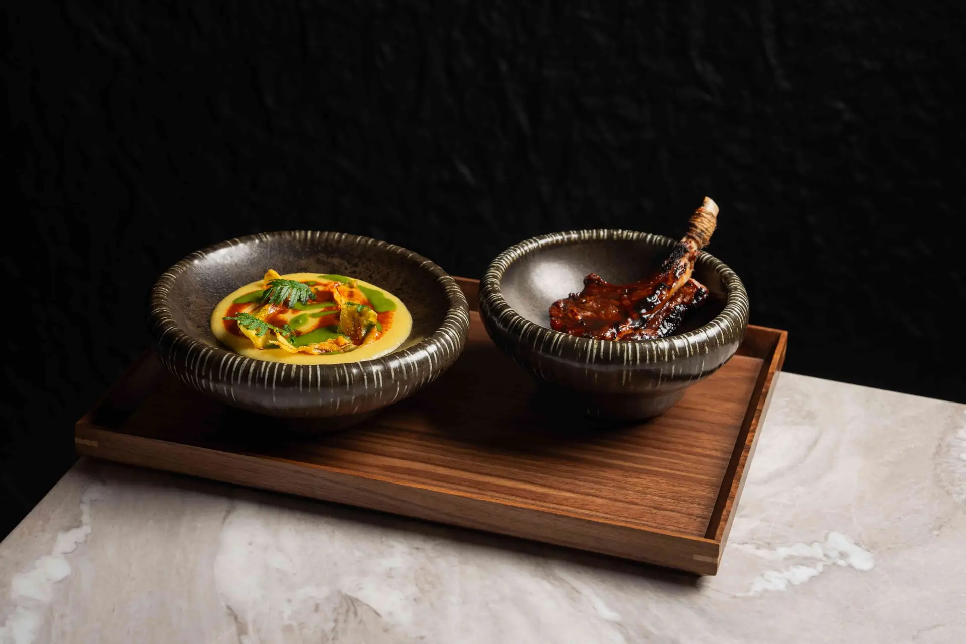 Savryn, the new chef-led restaurant in Jumeirah by Top Chef Middle East winner Shehab Medhat. Experience a modern blend of African and Middle Eastern flavours in an intimate 28-seat setting.