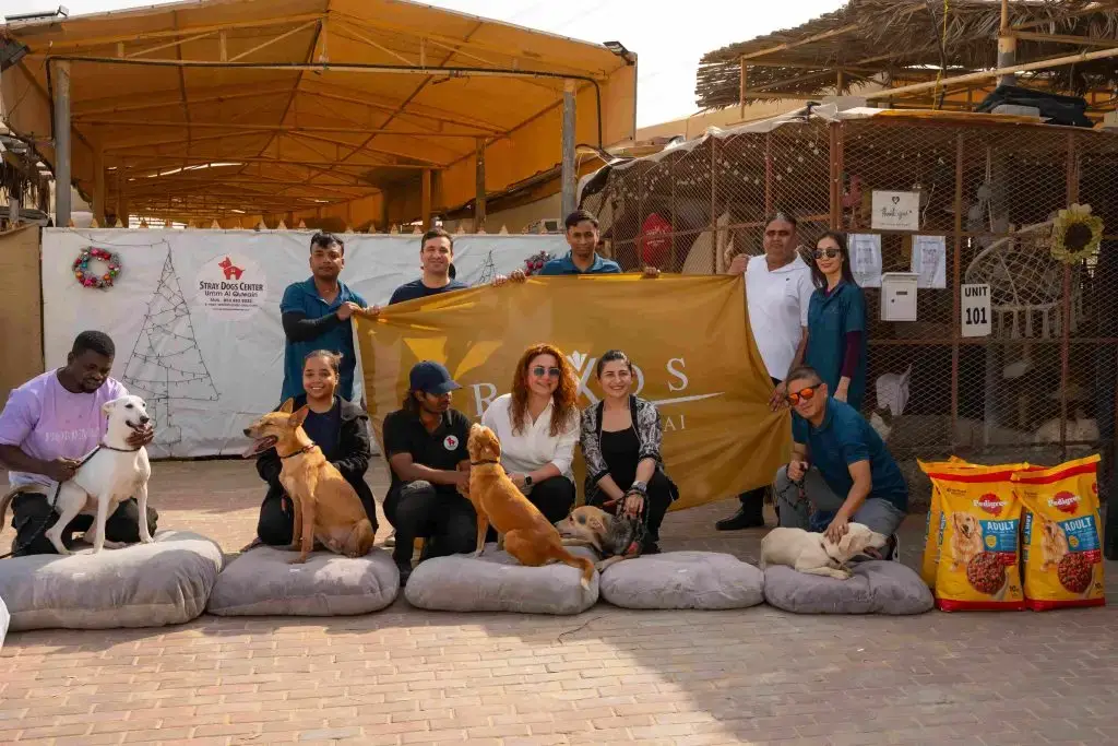 Rixos Premium Dubai starts 2026 with a visit to the Stray Dog Center, donating food and 50 handcrafted dog beds made from upcycled hotel textiles.
