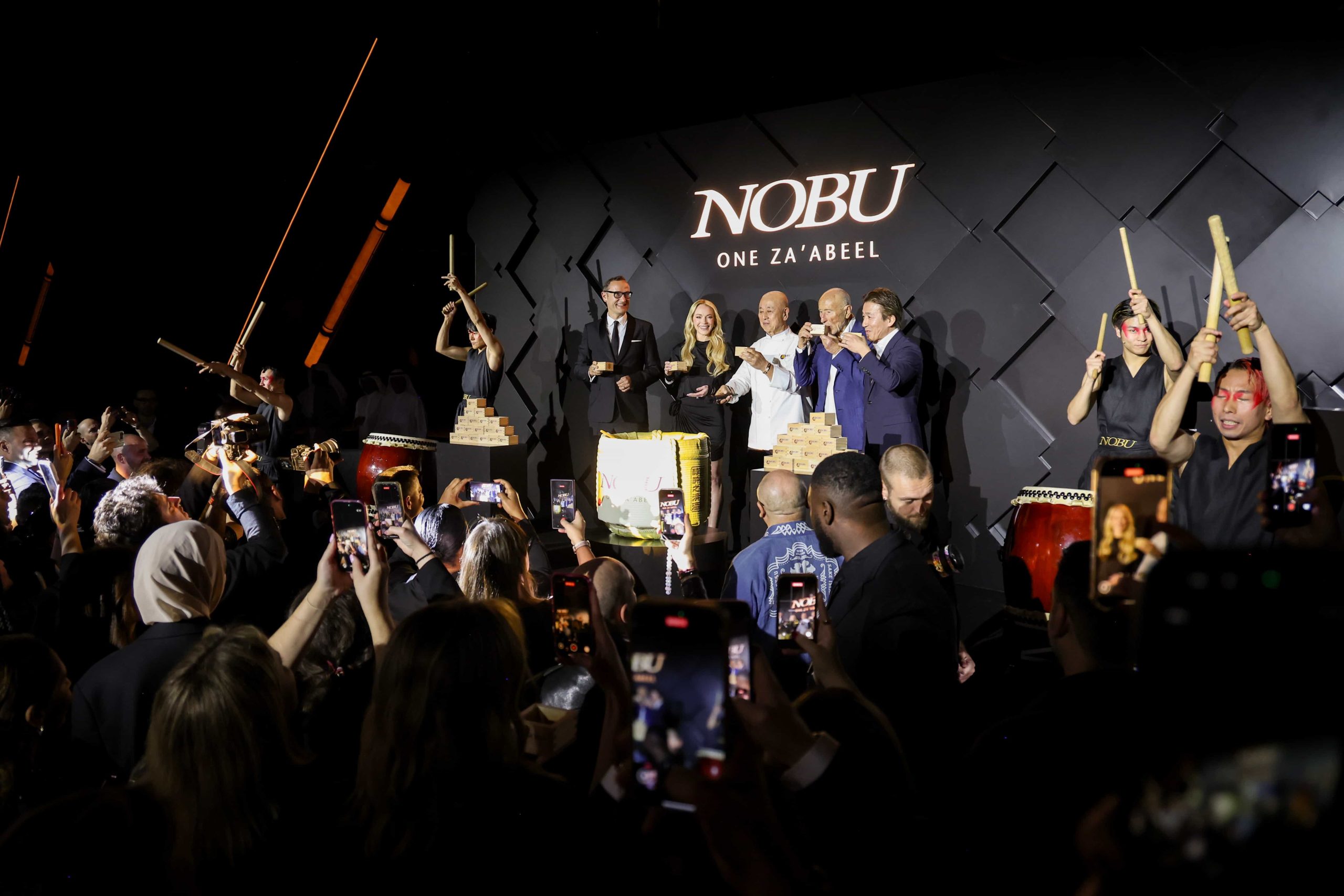 Nobu One Za’abeel Grand Opening: Lindsay Lohan and Global Stars Join Chef Nobu in Dubai