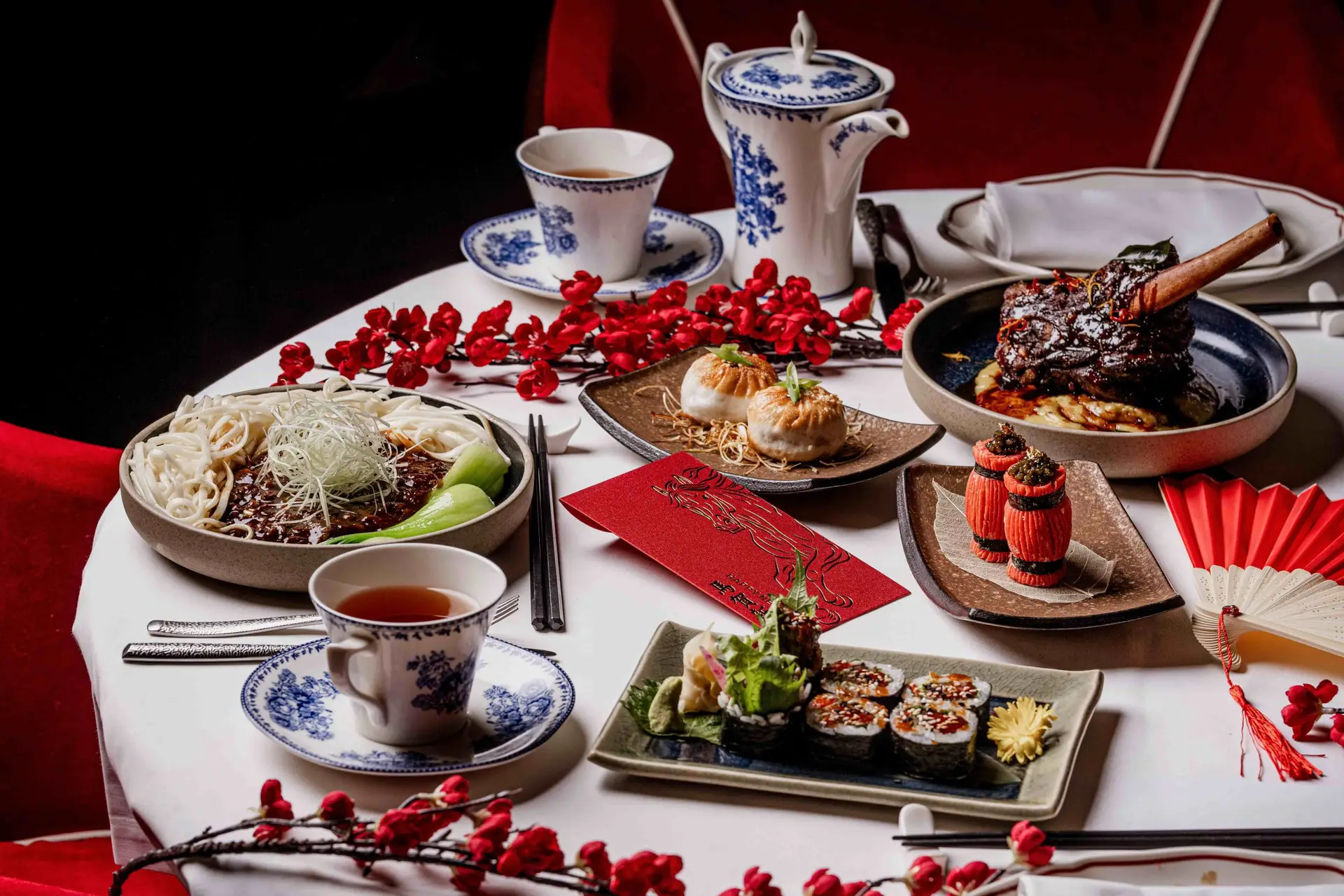 Celebrate the Year of the Fire Horse at Hakkasan, Mott 32, Tattu and Shanghai Me. Discover exclusive menus, lion dances and couture collaborations in Dubai.