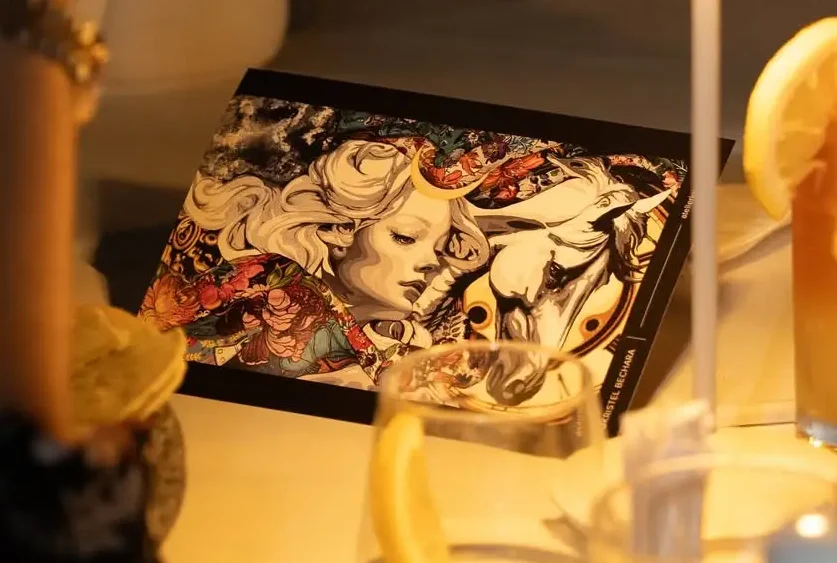 Experience 'Edible Art' at Third Avenue, Dubai Mall. Artist Kristel Bechara and Chef Shehab Medhat transform eight paintings into a sensory eight-course dining journey