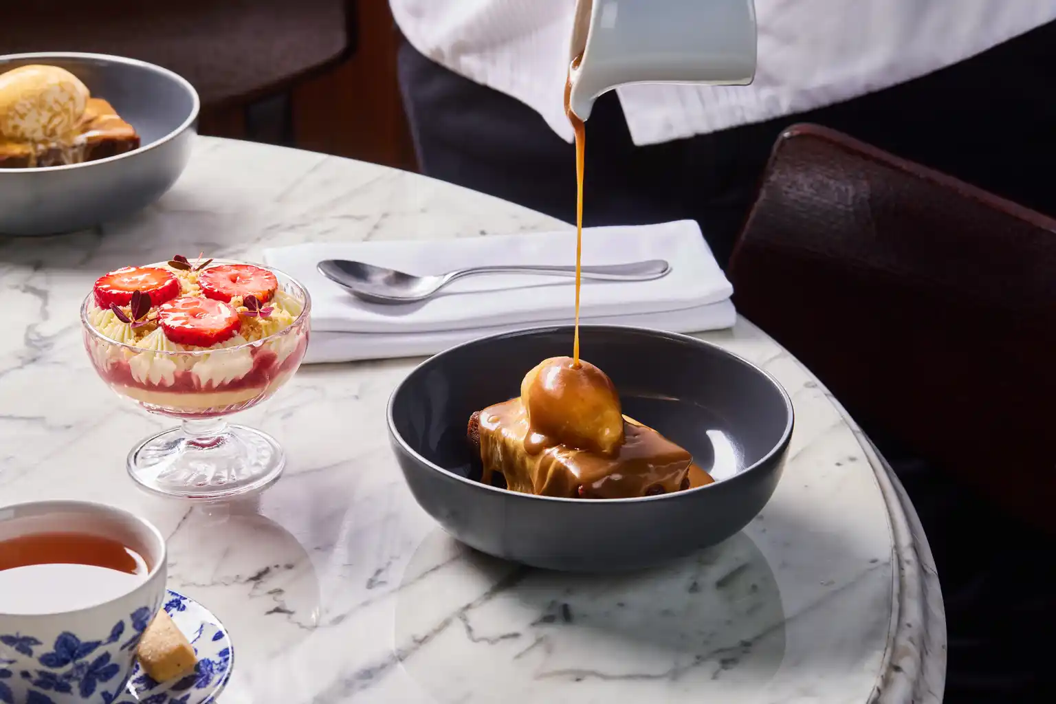 Gordon Ramsay’s venue serves a traditional British roast featuring roasted meats and seasonal sides. Live music and children’s activities are included in the afternoon sessions. When: Saturday, 4 April and Sunday, 5 April, 12pm to 5pm Price: From AED 170 per person Location: Atlantis, The Palm