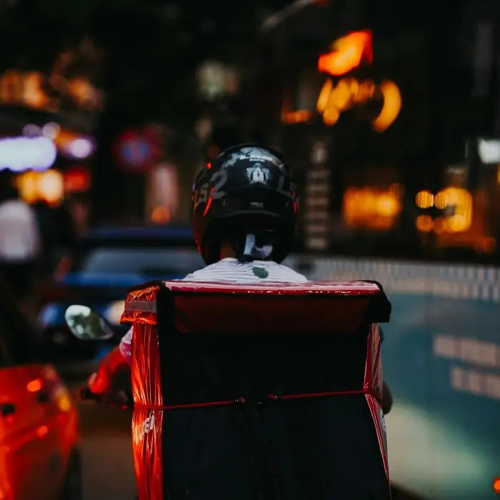 Delivery riders UAE