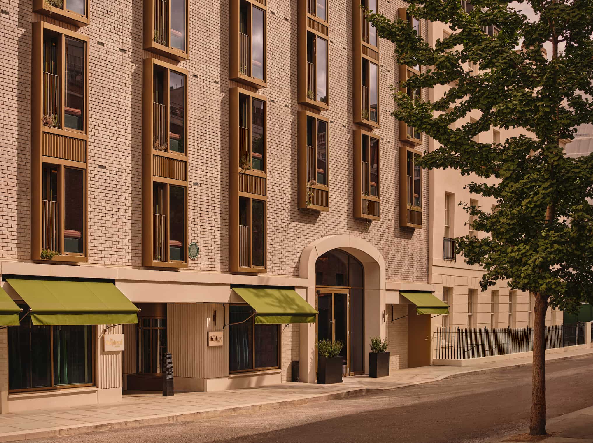 The Shepherd Mayfair, the new boutique hotel in London's Shepherd Market, featuring Fayre restaurant, The Lounge and Teddy's cocktail bar, opening October 2026.